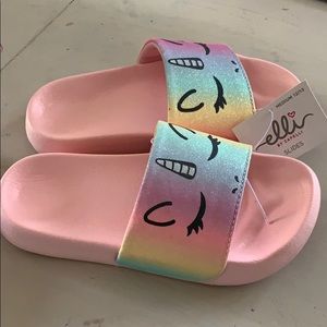 Unicorn Flip-Flops Sandles Girls Size 12/13